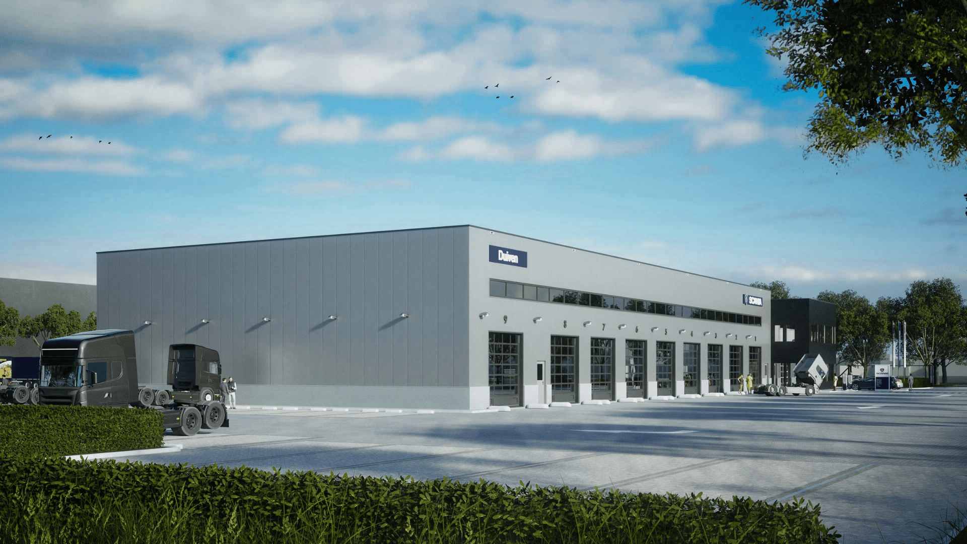 Artist Impression DC Scania in Duiven