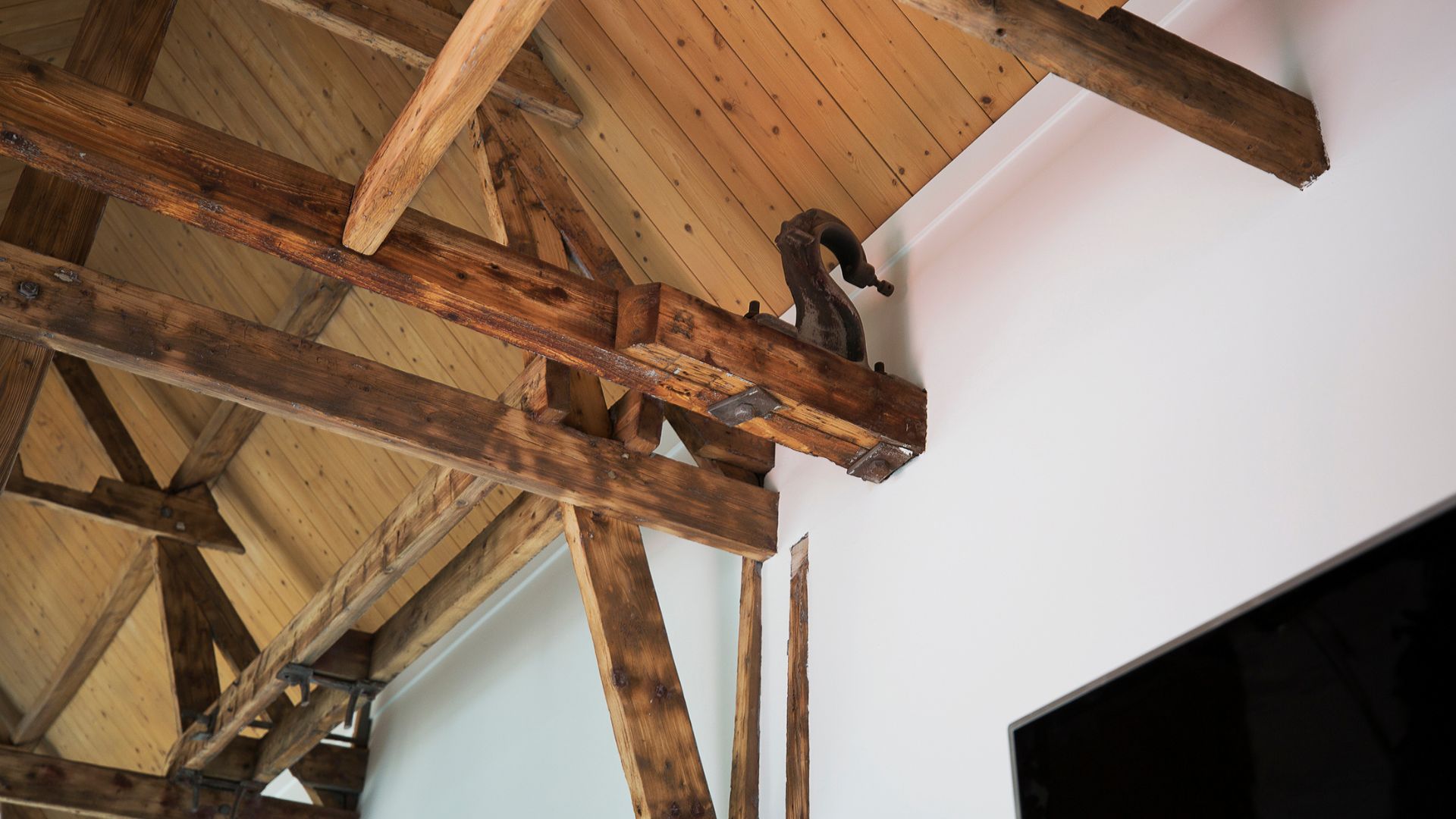 Houten balken Duvelhok
